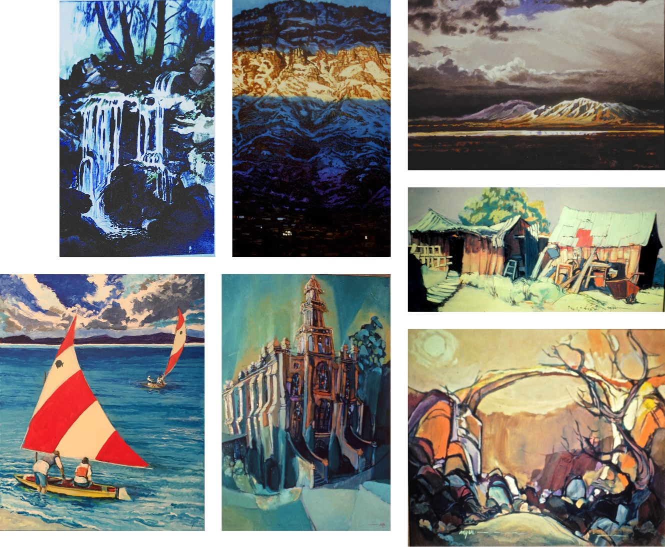 small images of landscape artwork